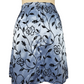 90's Baby Blue Mini Skirt, back