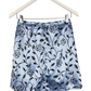 90's Baby Blue Mini Skirt, back hanging