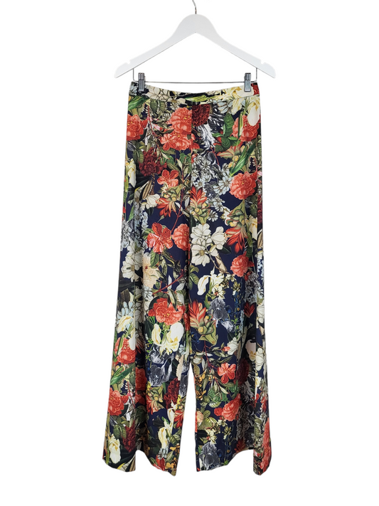 Alice + Olivia Wide Leg Floral Pant, front view