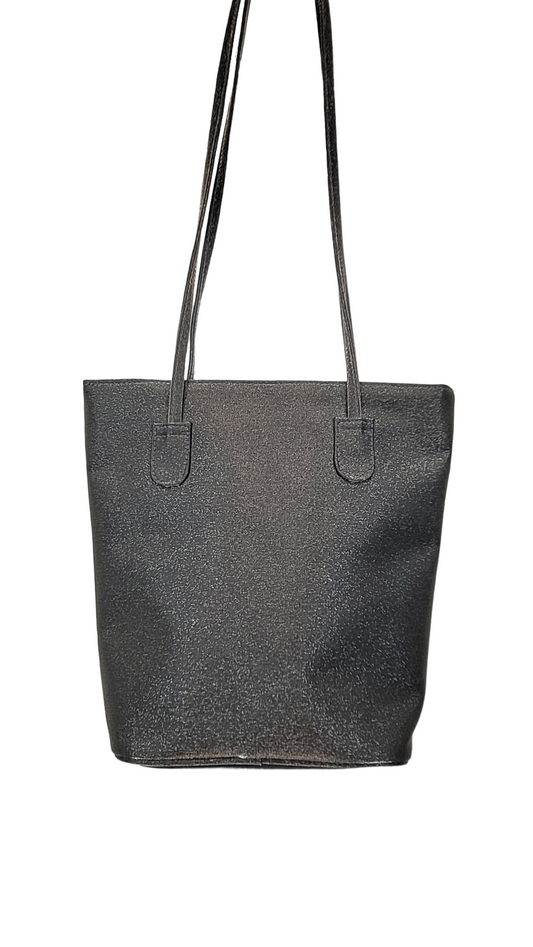 Vintage Silver Sheen Shoulder Bag